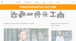 Desktop Screenshot of piratenpartei-aachen.de