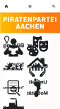 Mobile Screenshot of piratenpartei-aachen.de